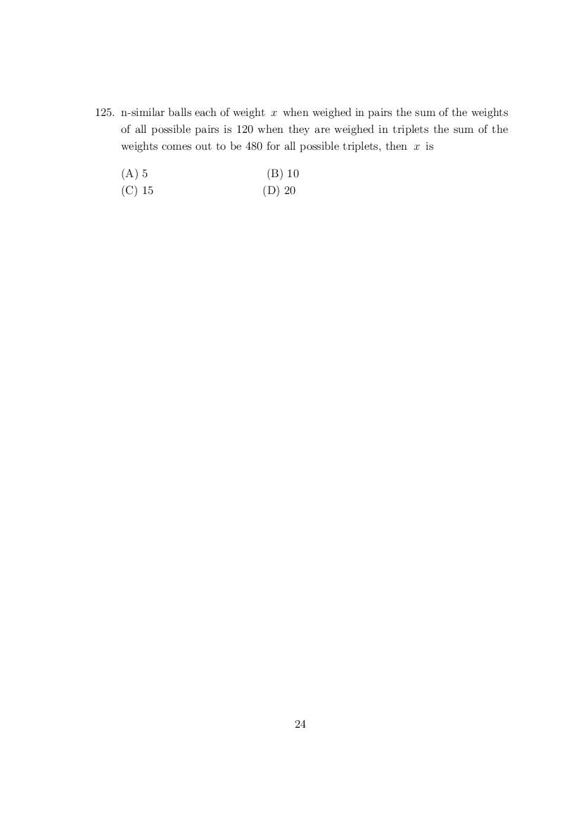 CUSAT CAT 2017 Question Papers PDF (B.Tech, LET, Law, PG: 27 Papers)