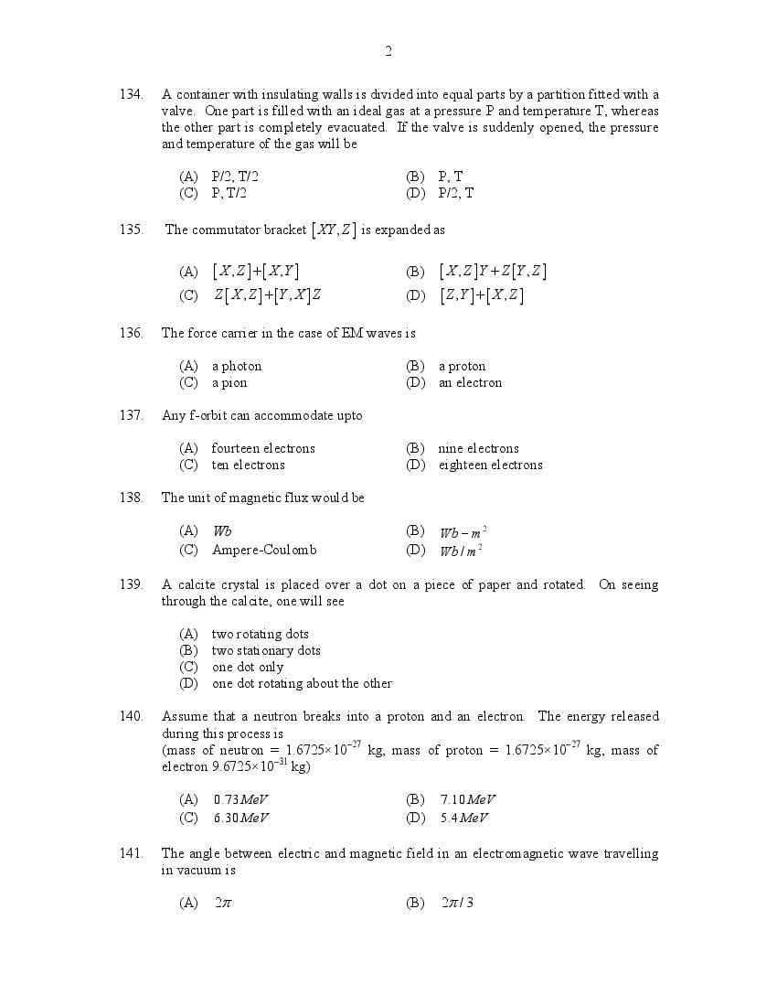 CUSAT CAT 2017 Question Papers PDF (B.Tech, LET, Law, PG: 27 Papers)