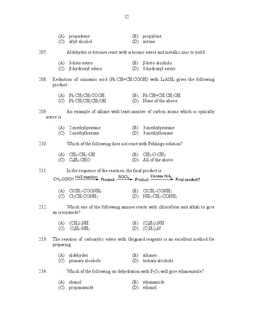 CUSAT CAT 2017 Question Papers PDF (B.Tech, LET, Law, PG: 27 Papers)