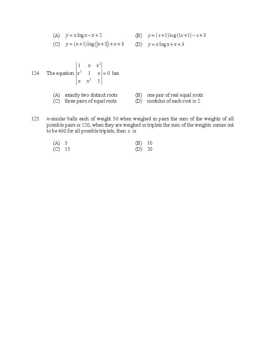 CUSAT CAT 2017 Question Papers PDF (B.Tech, LET, Law, PG: 27 Papers)