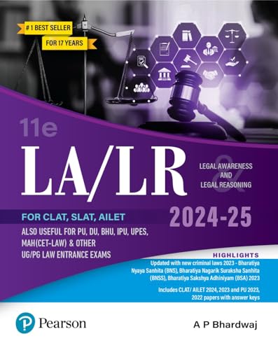 AP Bhardwaj LA/LR Legal Awareness and Legal Reasoning (2024-25) - Pearson, 11th Ed
