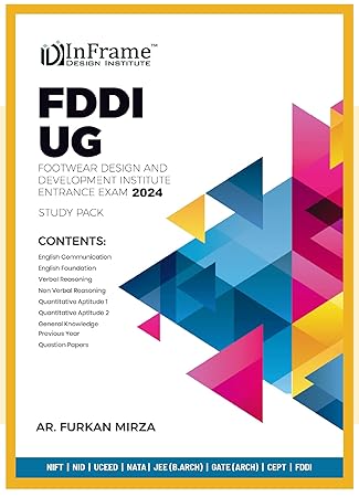 FDDI UG (B.Des) Study Pack - 8 Books with Previous Year Question Paper