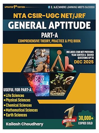 IFAS CSIR NET General Aptitude Book - Part A Theory & PYQ with Solutions