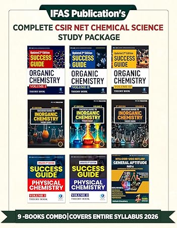 CSIR NET Chemical Science Complete Study Materials with Theory & Practice (9 Books, IFAS)