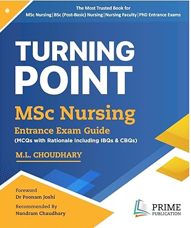 Turning Point MSc Nursing Entrance Exam Guide (M.L. Choudhary)