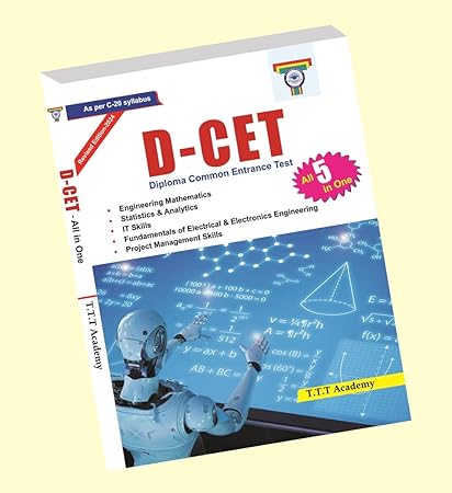 Diploma CET DCET Book C20 Syllabus All 5 Subjects