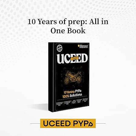 UCEED Original Previous Year Solved Papers (10 Years, Part-A & Part-B) - Toprankers