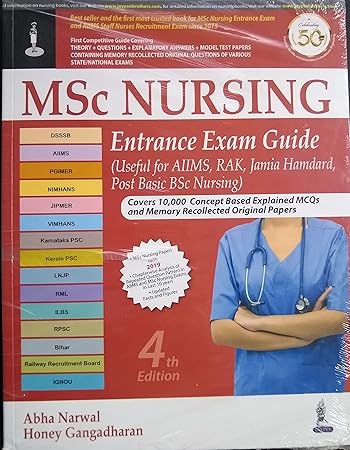 MSc Nursing Entrance Exam Guide - Useful for AIIMS, RAK, Jamia Hamdard