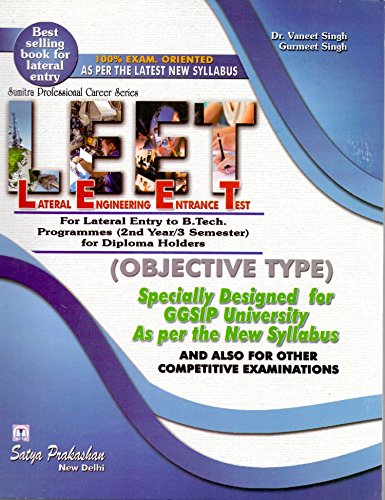 LEET Lateral Engineering Entrance Test for Diploma Holders (Objective Type)