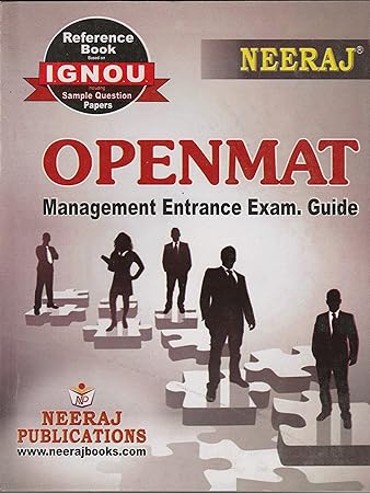 Reference Book IGNOU OPENMAT Entrance Exam Guide including Sample Paper