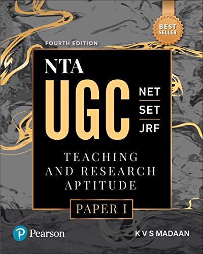 NTA UGC NET/SET/JRF Teaching & Research Aptitude Paper 1 by KVS Madaan (Pearson)