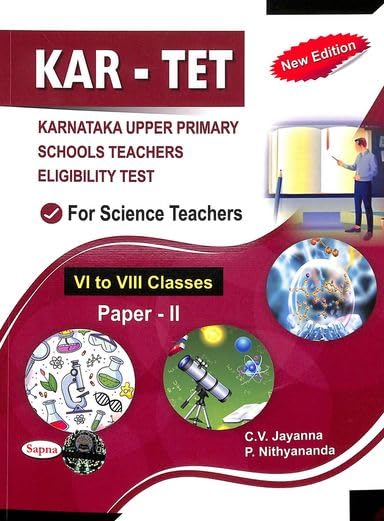 KAR-TET Karnataka Upper Primary Schools TET Science Teacher Paper 2