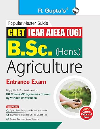 CUET-ICAR AIEEA (UG) B.Sc (Hons.) Agriculture Entrance Exam Guide - RPH