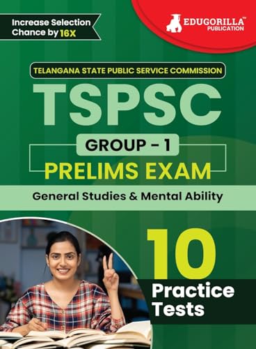 TSPSC Group 1 Prelims 2024 General Studies and Mental Ability (10 Full Practice Tests)