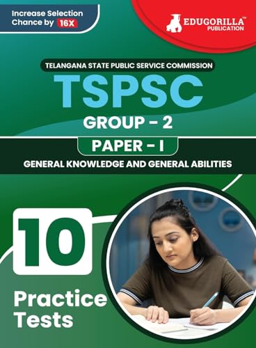 TSPSC Group 2 Paper 1 Exam Prep Book 2024 (10 Full Practice Tests)