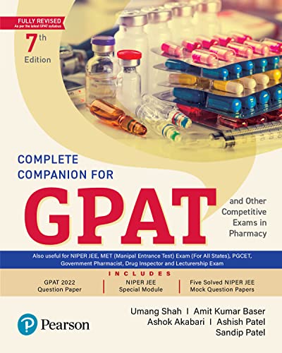 Complete Companion for GPAT and other Competitive Examinations in Pharmacy, 7e (Umang Shah)