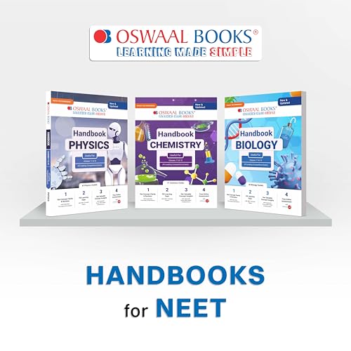 Oswaal Handbook Class 11 & 12 (Set of 3) Physics, Chemistry, Biology for Medical Entrance