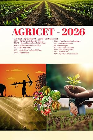 AGRICET 2026 Complete Guide - Agriculture Entrance Exam, Chapter-wise Bits & Previous Papers