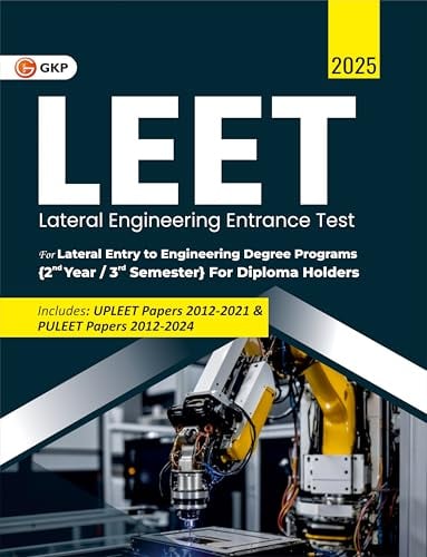 GKP LEET 2025 Guide for Lateral Entry to Engineering (Includes PULEET Papers 2012-2024)
