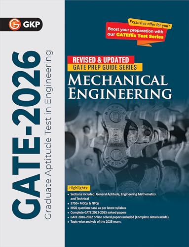GKP GATE 2026 Mechanical Engineering Guide (Aptitude, Maths, Technical)