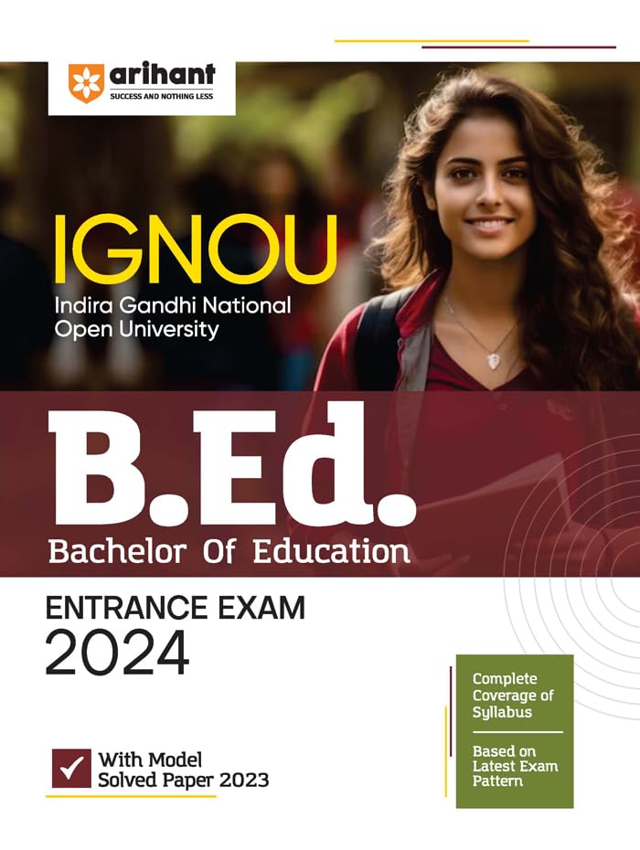 Arihant IGNOU B.Ed Entrance Exam Solved Papers (English)