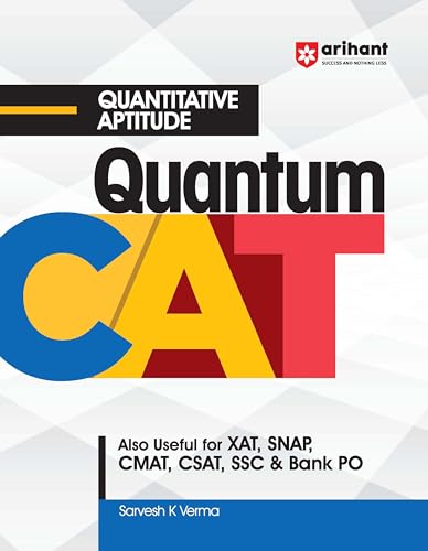 Arihant Quantitative Aptitude Quantum CAT for CMAT, CAT, MAT & MBA Entrances