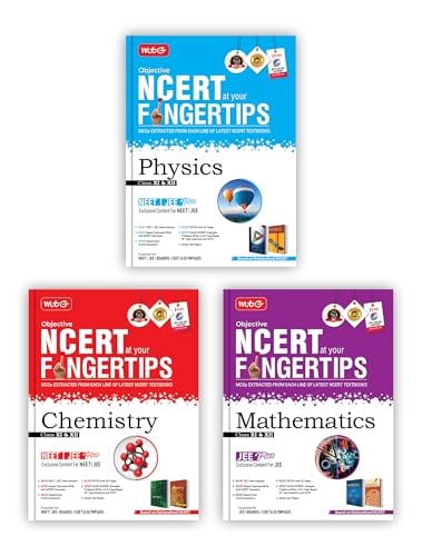 MTG Objective NCERT at your Fingertips Physics, Chemistry & Mathematics (Set of 3)