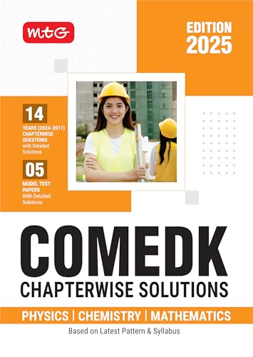 MTG COMEDK Chapterwise Previous 14 Years Questions Papers PYQ (PCM)