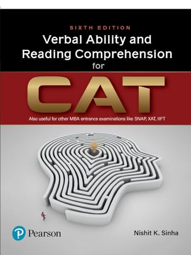 Pearson Verbal Ability and Reading Comprehension for CAT (useful for IIFT, XAT, SNAP) - 6th Ed
