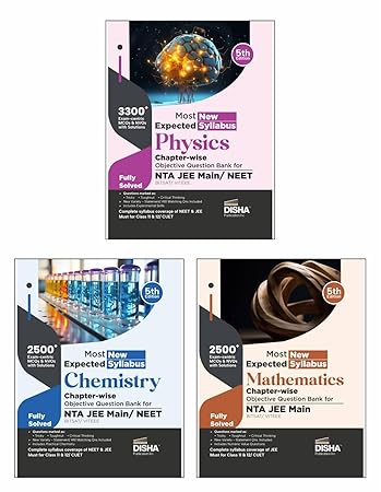 Disha Most Expected Physics, Chemistry & Mathematics Objective Question Bank (JEE Main/BITSAT/VITEEE)