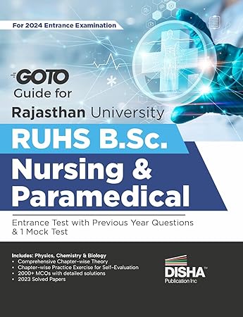 Go To Guide for RUHS B.Sc Nursing & Paramedical Entrance Test (Disha)
