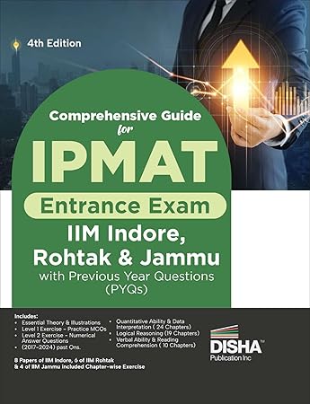 Disha Comprehensive Guide for IPMAT Entrance Exam (IIM Indore, Rohtak & Jammu) with PYQs - 4th Ed