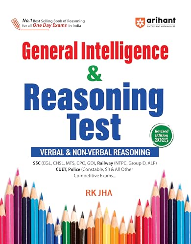 Arihant General Intelligence & Reasoning Test (Verbal & Non Verbal) Revised 2025