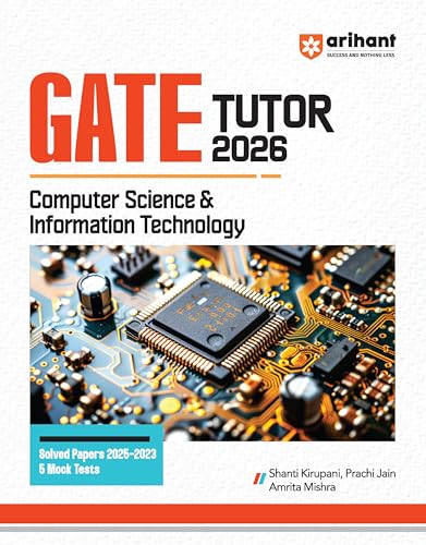 Arihant GATE TUTOR Study Guide Computer Science & IT 2026 with Solved Papers