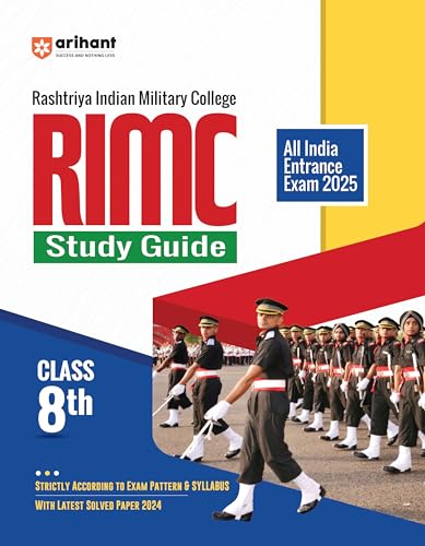 Arihant RIMC Rashtriya Indian Military College Study Guide Class 8