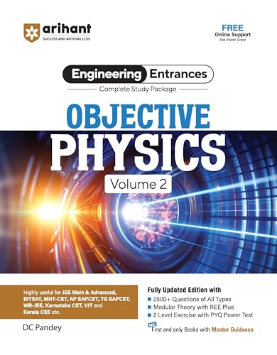 Arihant JEE Main Objective Physics Volume 2 (Engineering Entrances 2025-2026)