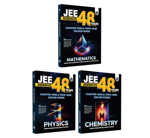 PW JEE Advanced PYQ 48 Years (1978-2025) Physics Chemistry Mathematics Combo Set of 3