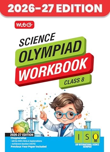 MTG International Science Olympiad (ISO) Workbook Class 8 (Chapter-wise MCQs, Achievers)