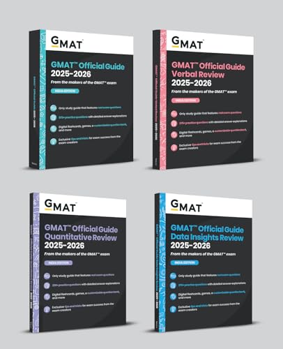 GMAT Official Guide 2025-2026 Bundle: Books + Online Question Bank (GMAC)
