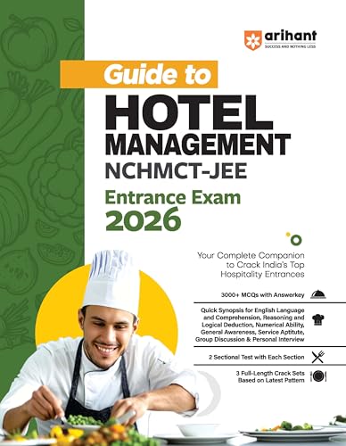 Arihant Guide to Hotel Management Entrance Exam 2026 (NCHMCT JEE) - 3000+ MCQs