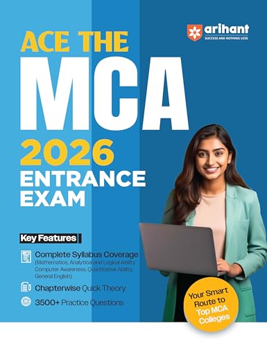 Arihant Ace the MCA Entrance Exam 2026 (Maths, Reasoning, Computer Awareness)