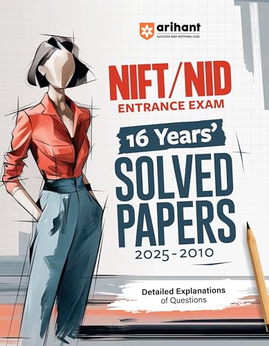 Arihant NIFT/NID Entrance Exam 2026 16 Years Solved Papers (2025-2010)