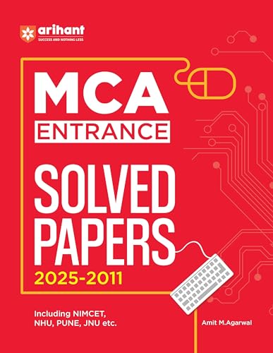 Arihant MCA Entrance Solved Papers 2025-2011 - Covers NIMCET, JNU & Other MCA Exams