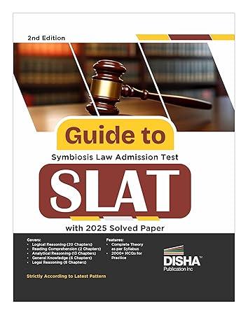 Disha Guide to Symbiosis Law Admission Test - SLAT with 2025 Solved Paper (2nd Ed)