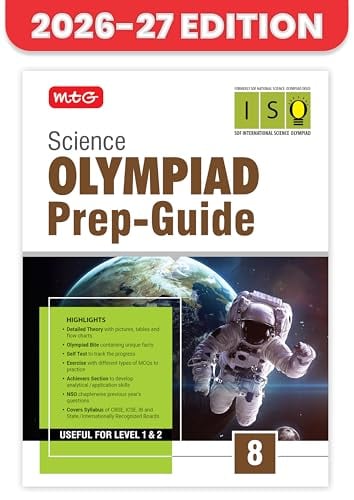 MTG Science (ISO) Olympiad Prep Guide Class 8 (Detailed Theory + Self Test)