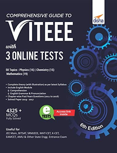 Disha Comprehensive Guide to VITEEE with 3 Online Tests 6th Edition