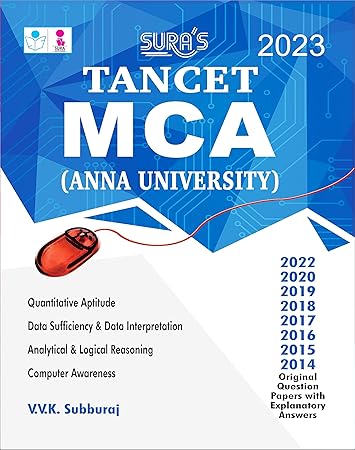 SURA'S TANCET MCA Entrance (Anna University) Exam Book - Latest Edition