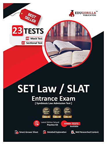 SET Law/SLAT Symbiosis Law Admission Test Entrance Exam - Mock & Sectional Tests - EduGorilla