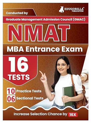 NMAT Management Aptitude Test 2024: 10 Practice + 6 Sectional Tests (EduGorilla)