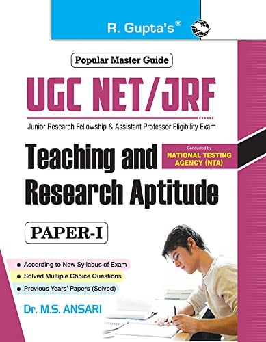 NTA-UGC-NET/JRF Teaching and Research Aptitude (Paper I) Exam Guide